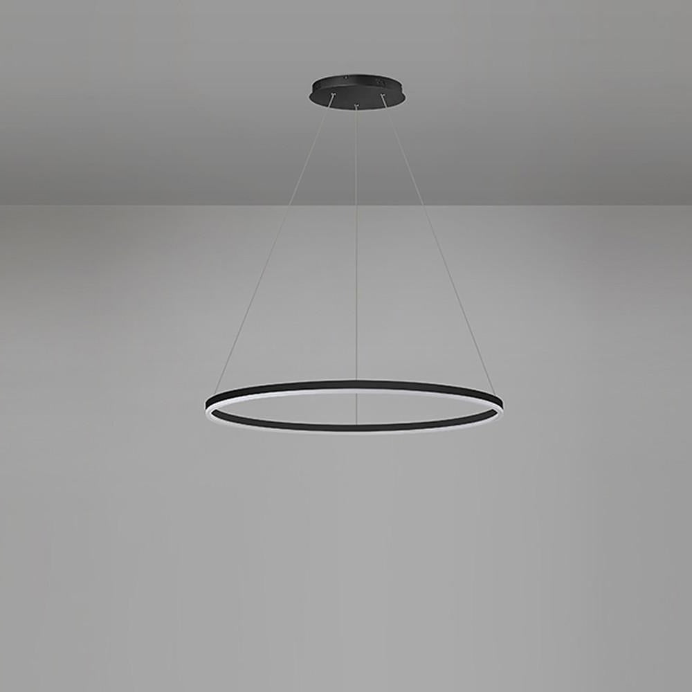 Modern Circle LED Pendant Light Dimmable Aluminum Chandelier