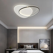 Rounded Triangles Flush Mount LED Ceiling Light - Artistic Design