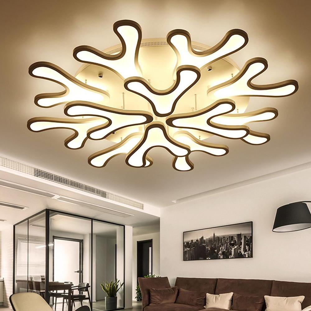 Nordic Flower Dimmable LED Flush Mount Ceiling Light