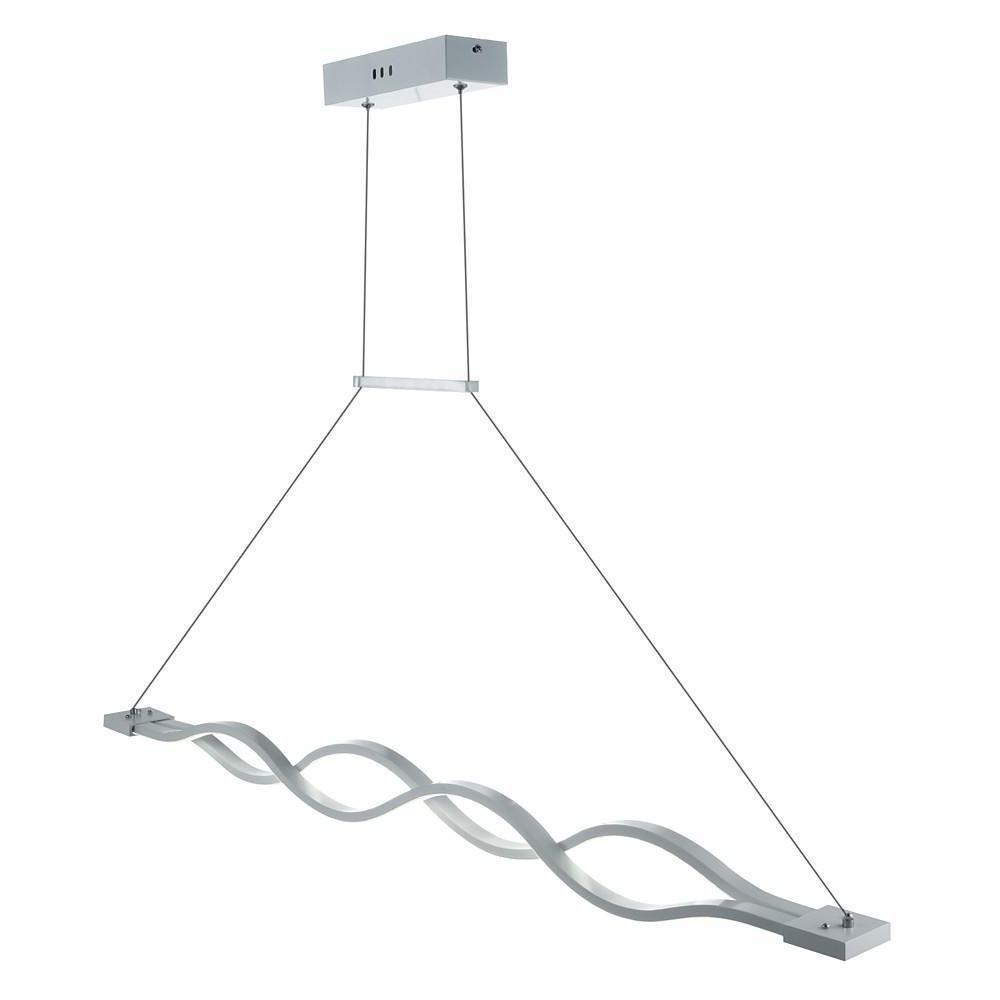 Double Wave LED Pendant Light Modern Dining Kitchen Island Fixture