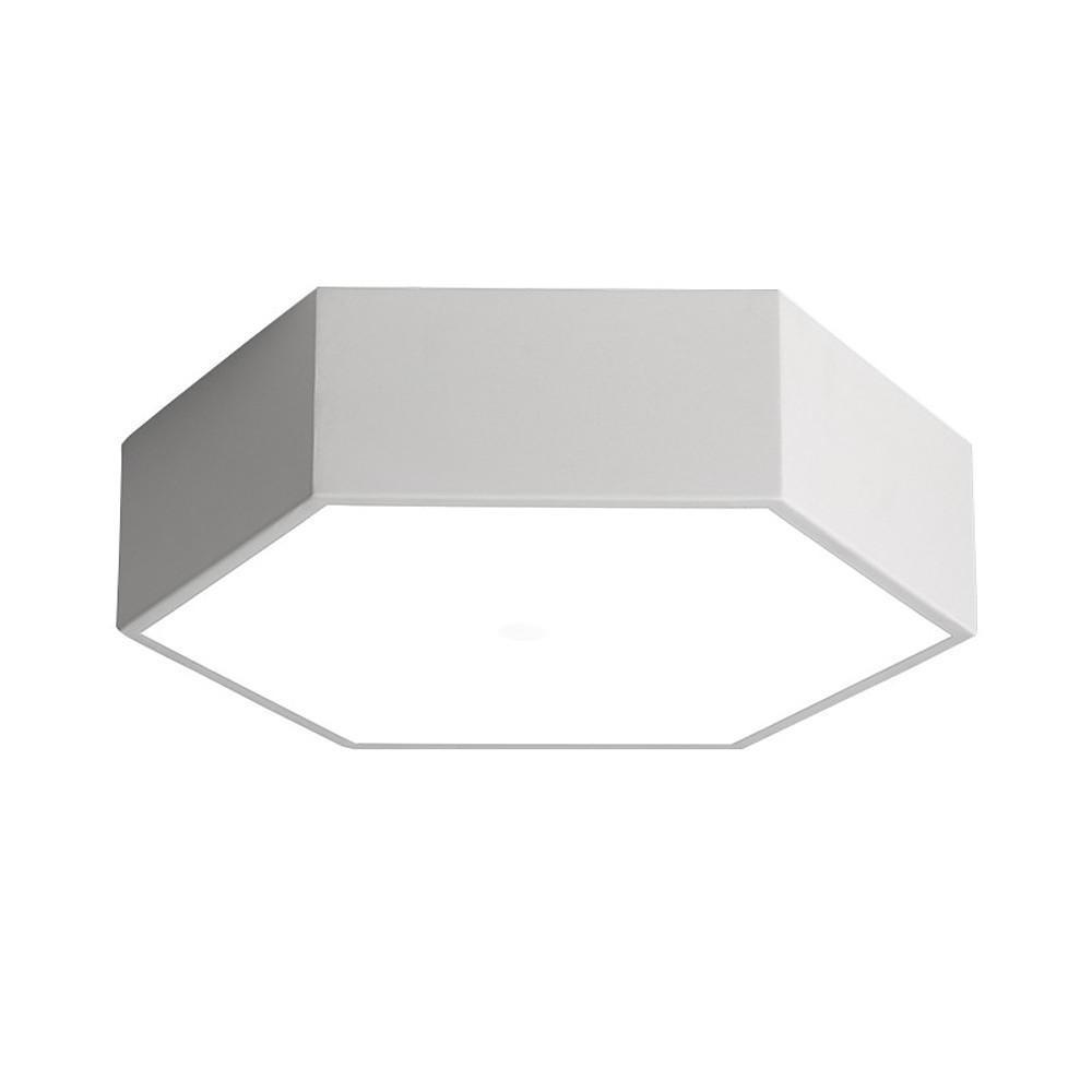 Geometric LED Flush Mount Ceiling Light with Wireless Control