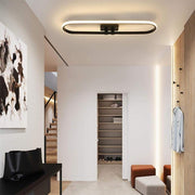 Rounded Rectangle Dimmable LED Flush Mount Ceiling Light
