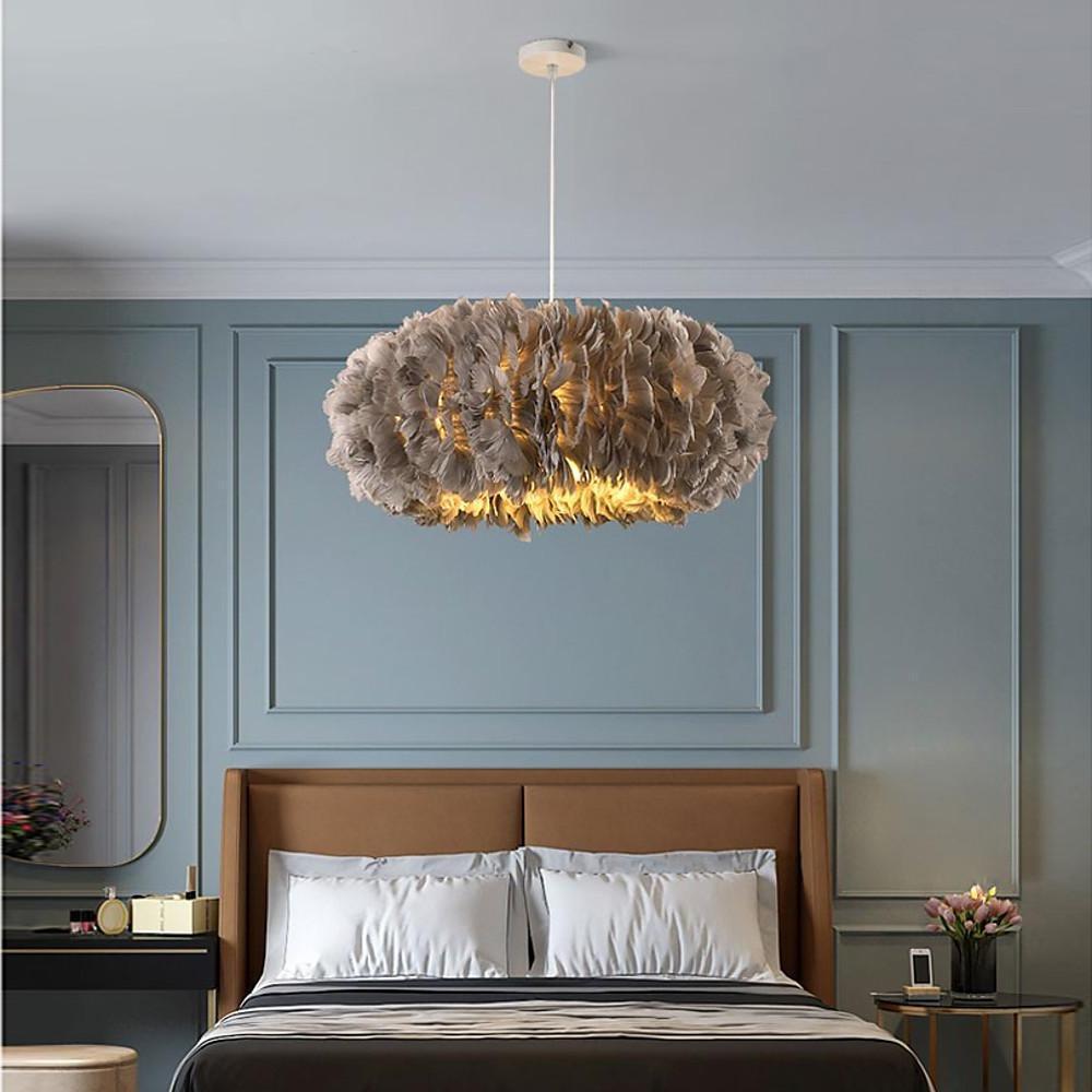 Nordic Feather Pendant Light - Artistic Ambient Ceiling Fixture