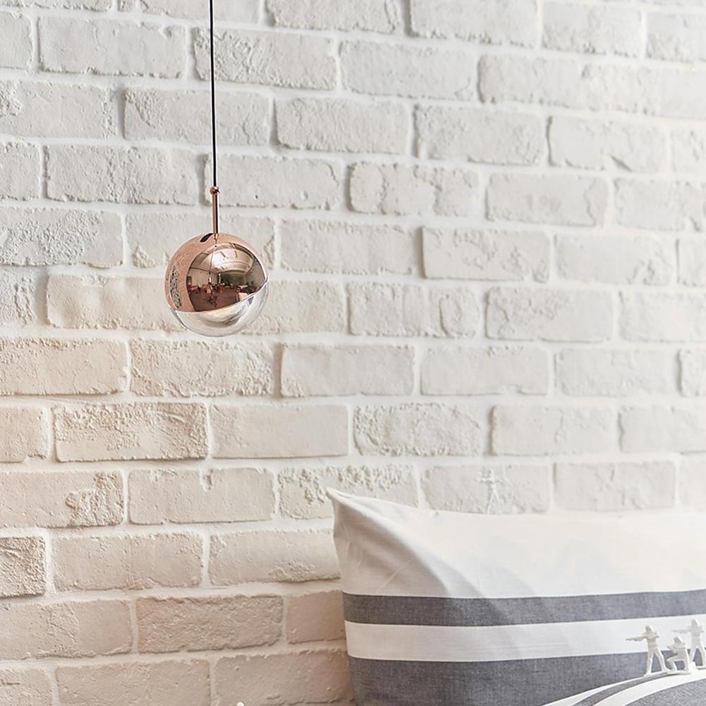 Adjustable Crystal Globe LED Pendant Light - Electroplated Metal