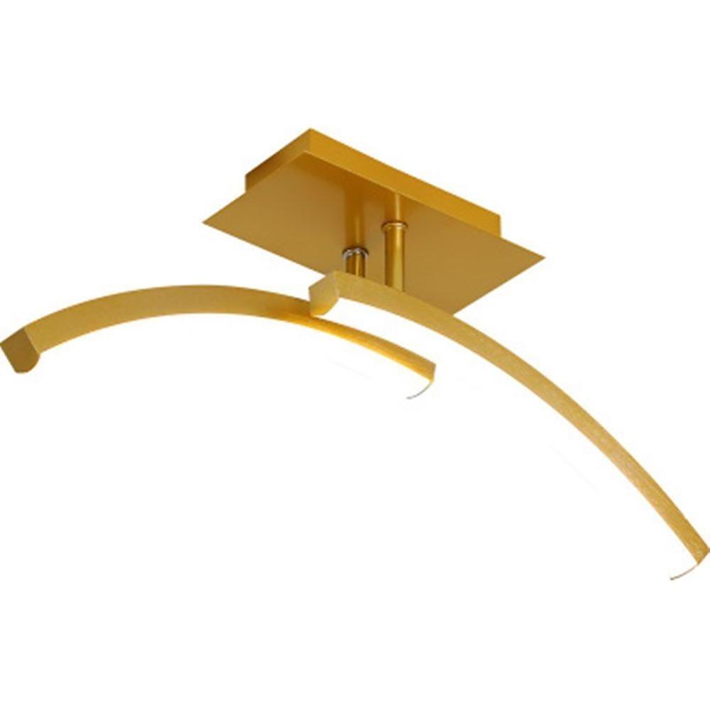 Arc Shaped Dimmable LED Flush Mount Ceiling Light - Modern Design