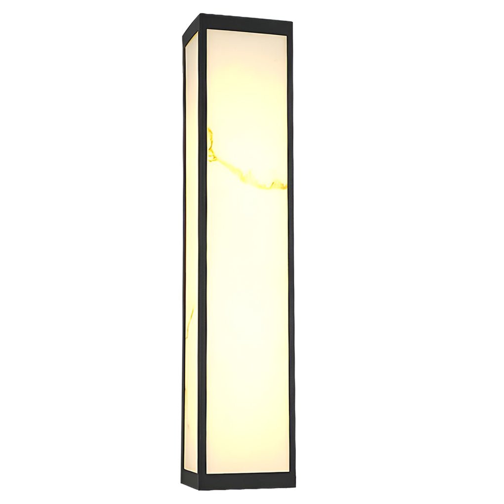 Modern LED Outdoor Wall Light - Stainless Steel & Marble Finish