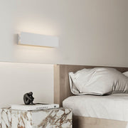 Rectangular LED Wall Light Modern Minimalist Metal Fixture White