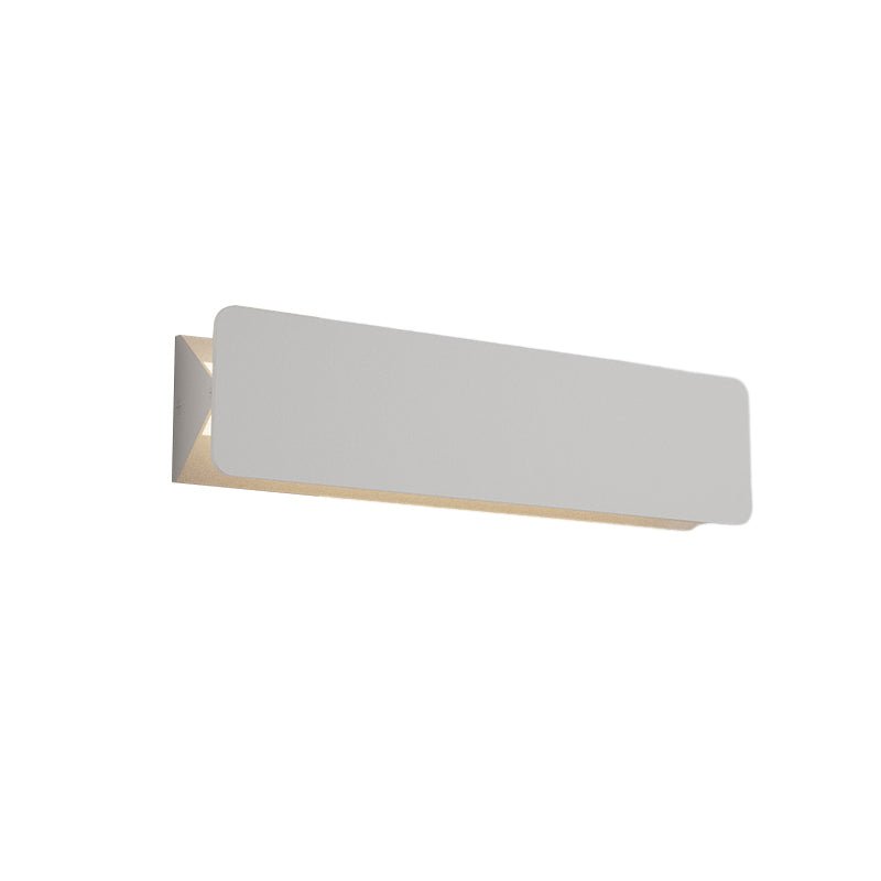 Rectangular LED Wall Light Modern Minimalist Metal Fixture White
