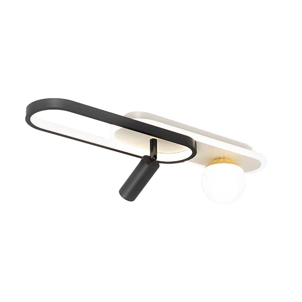 Modern Rectangular Ceiling Spotlight with 3-Step Dimming & Acrylic