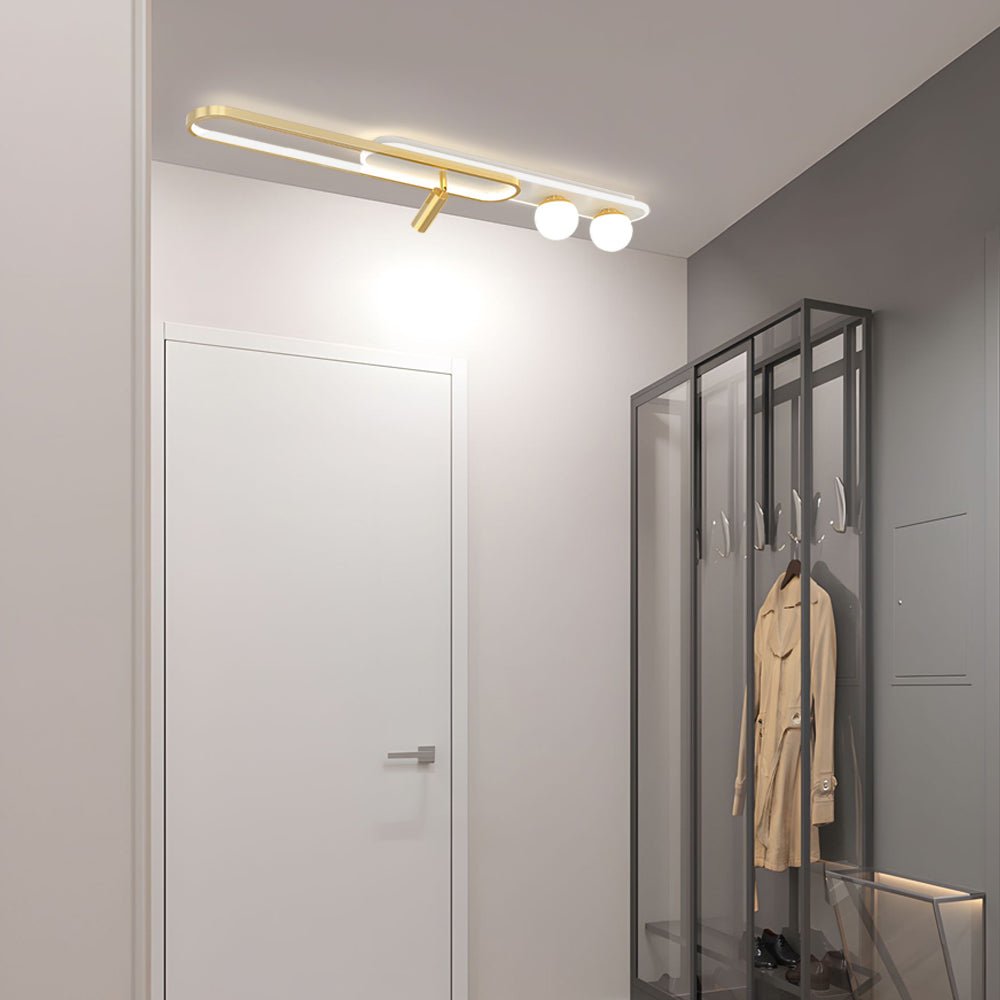 Modern Rectangular Ceiling Spotlight with 3-Step Dimming & Acrylic