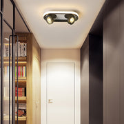 Rectangular Aluminum Flush Mount Ceiling Light with Adjustable