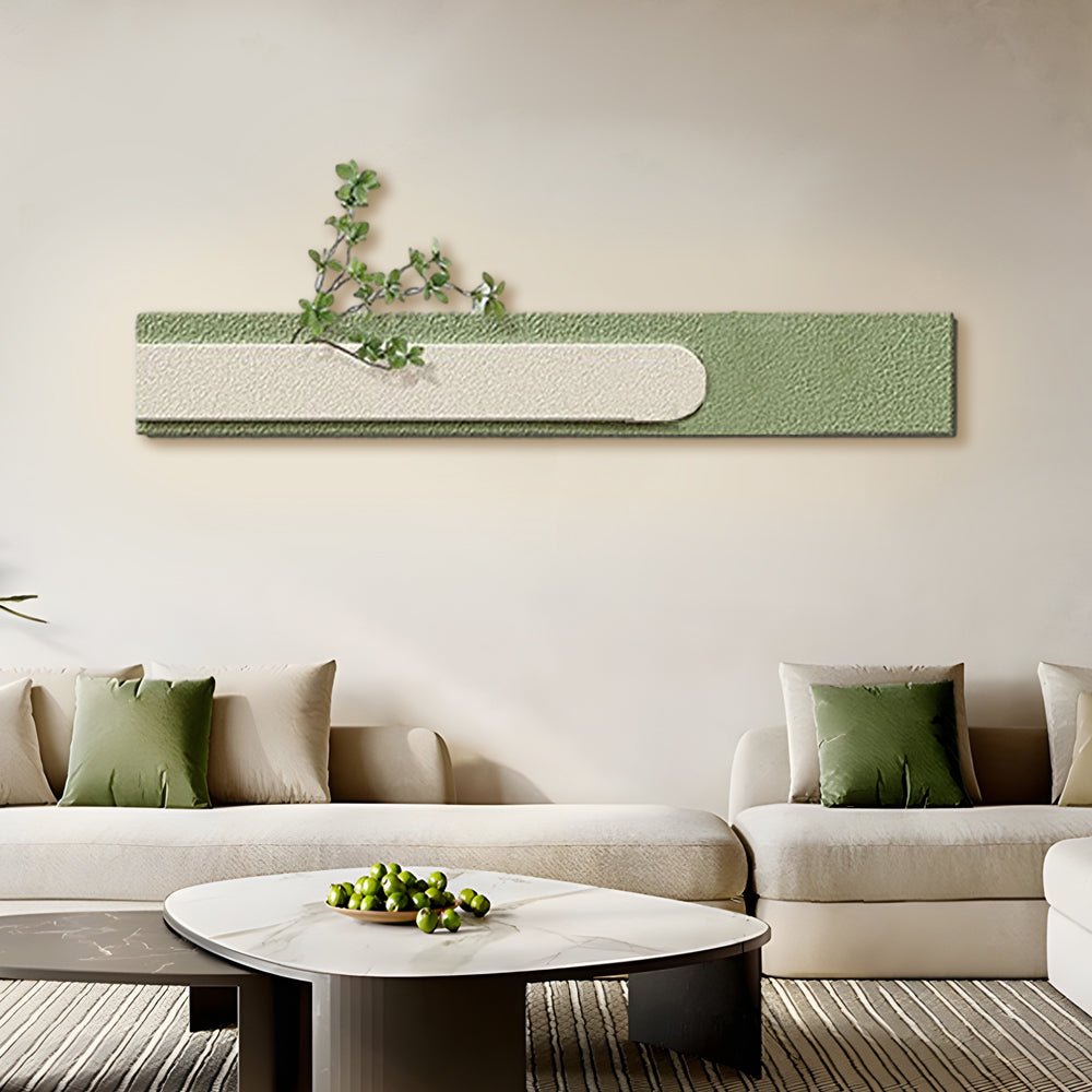 Modern LED Sandstone Wall Art with Remote Control & USB Charging