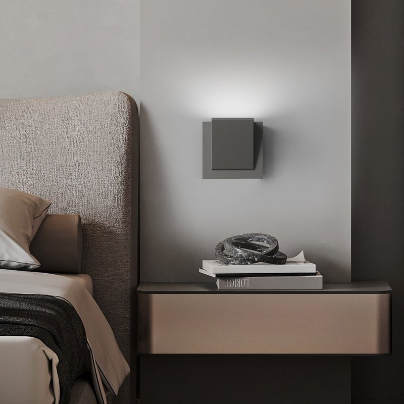 Modern Aluminum Up Down Wall Light | LED Rectangular Sconce