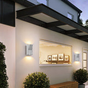 Modern Aluminum Up Down Wall Light | LED Rectangular Sconce