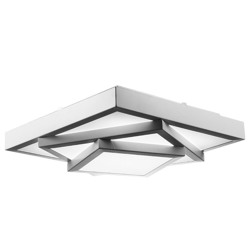 Overlapping Square Dimmable LED Flush Mount Ceiling Light