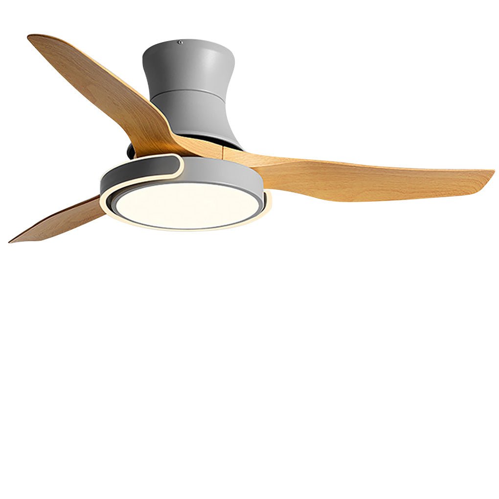 Modern Ceiling Fan Light with Remote Control & Reversible Airflow