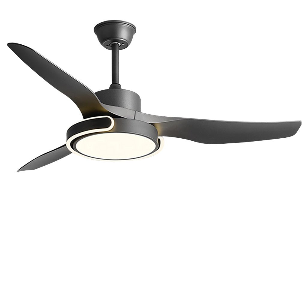 Modern Ceiling Fan Light with Remote Control & Reversible Airflow