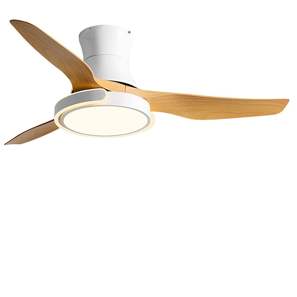Modern Ceiling Fan Light with Remote Control & Reversible Airflow