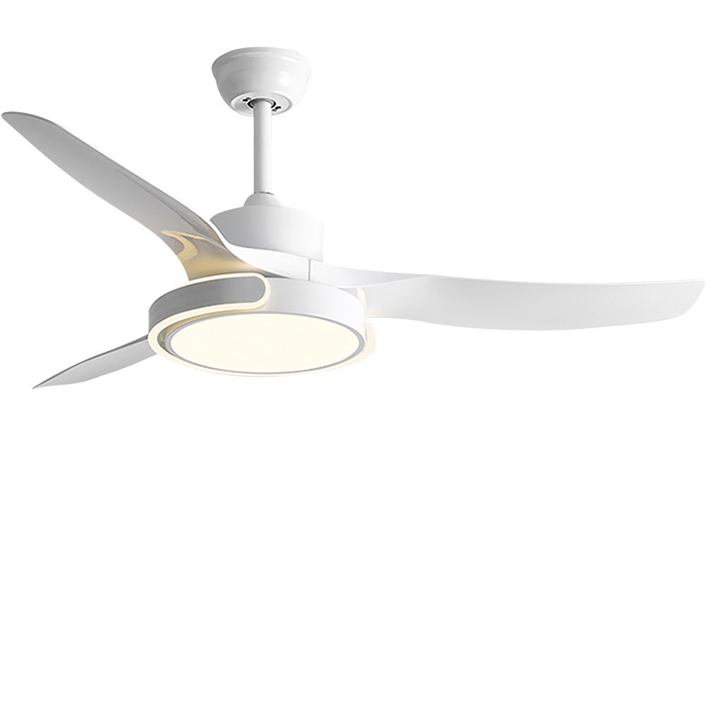 Modern Ceiling Fan Light with Remote Control & Reversible Airflow
