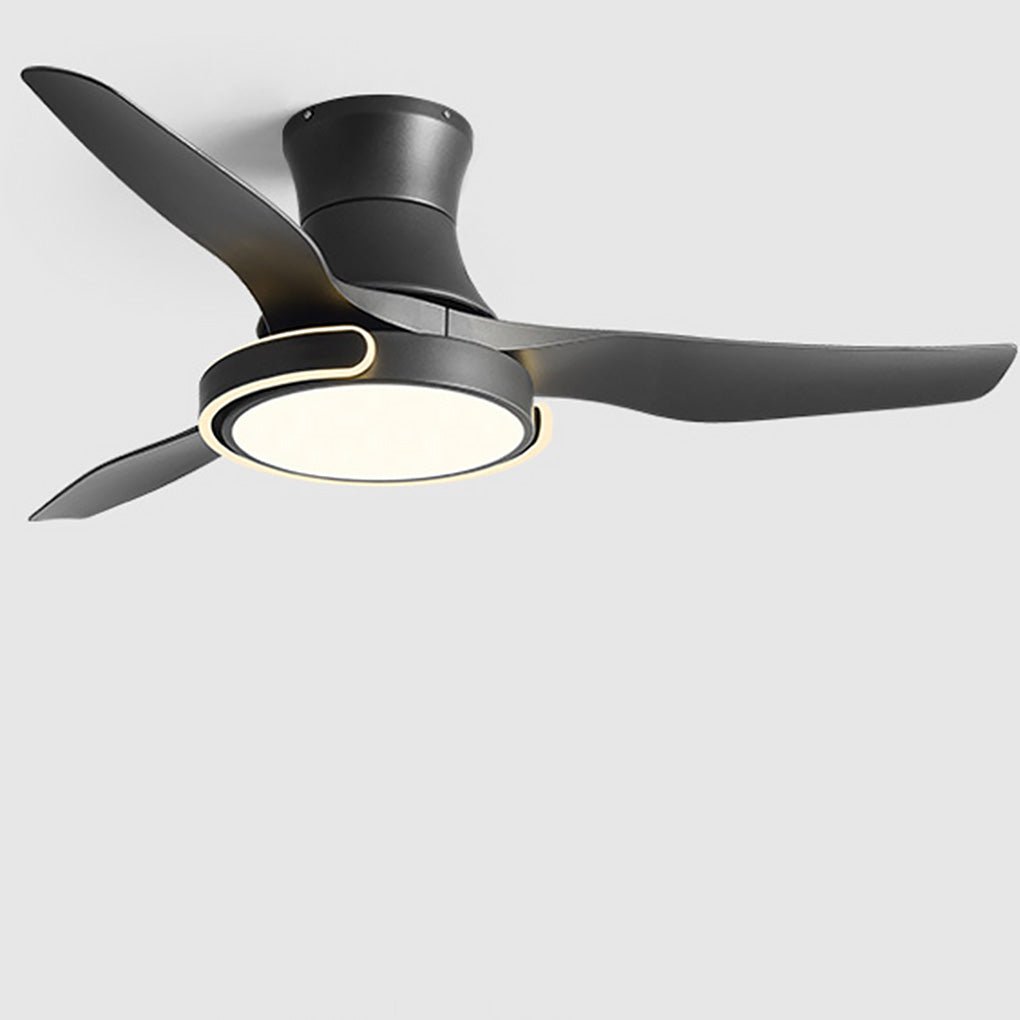 Modern Ceiling Fan Light with Remote Control & Reversible Airflow