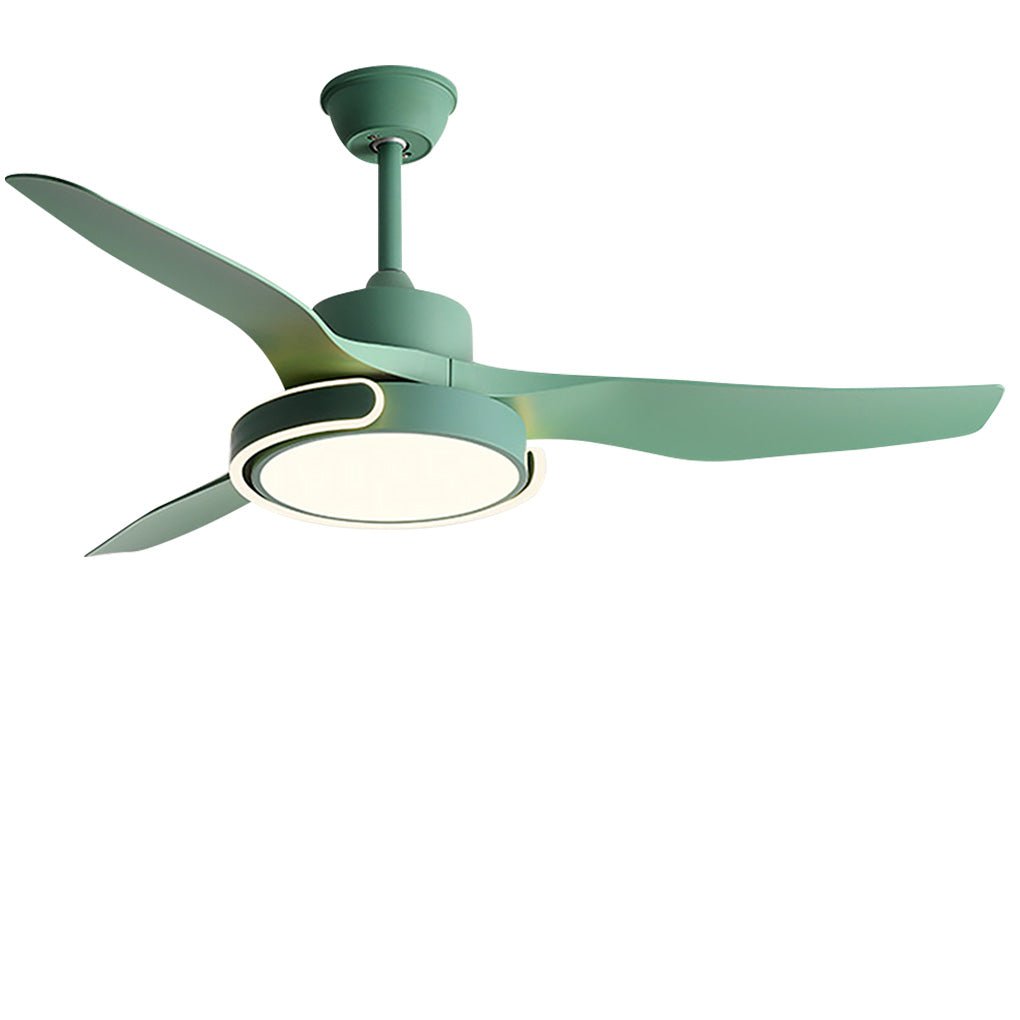 Modern Ceiling Fan Light with Remote Control & Reversible Airflow