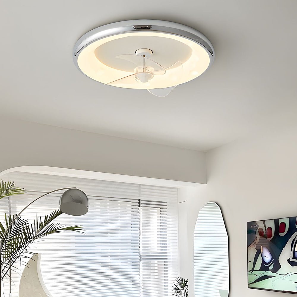 Modern LED Ceiling Fan Light with Remote Control - 3 Blades