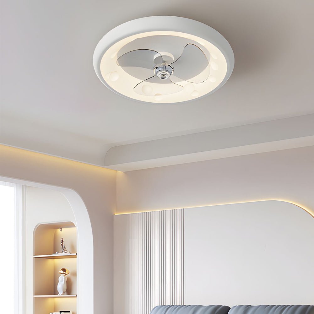 Modern LED Ceiling Fan Light with Remote Control - 3 Blades