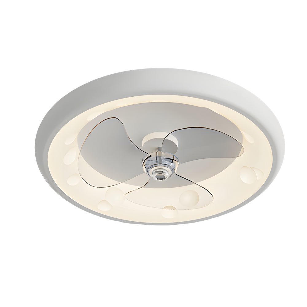 Modern LED Ceiling Fan Light with Remote Control - 3 Blades