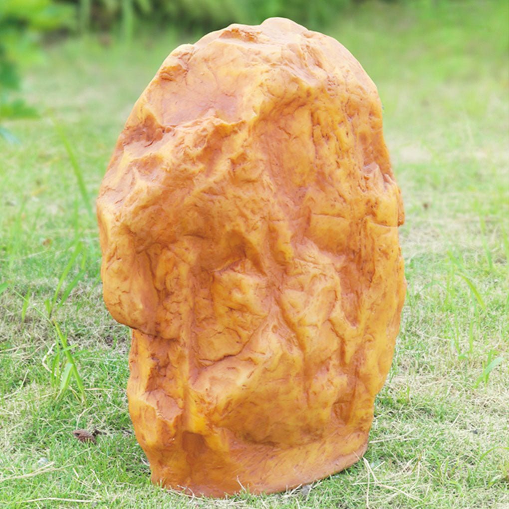 Stone Resin LED Landscape Light - Modern Farmhouse Outdoor Lamp