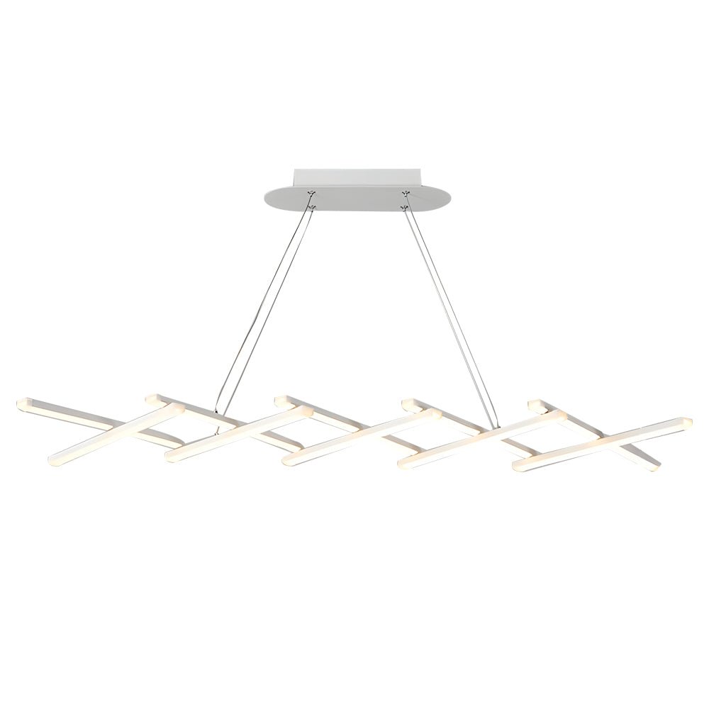 Retractable Modern LED Pendant Light with Dimmable Remote Control