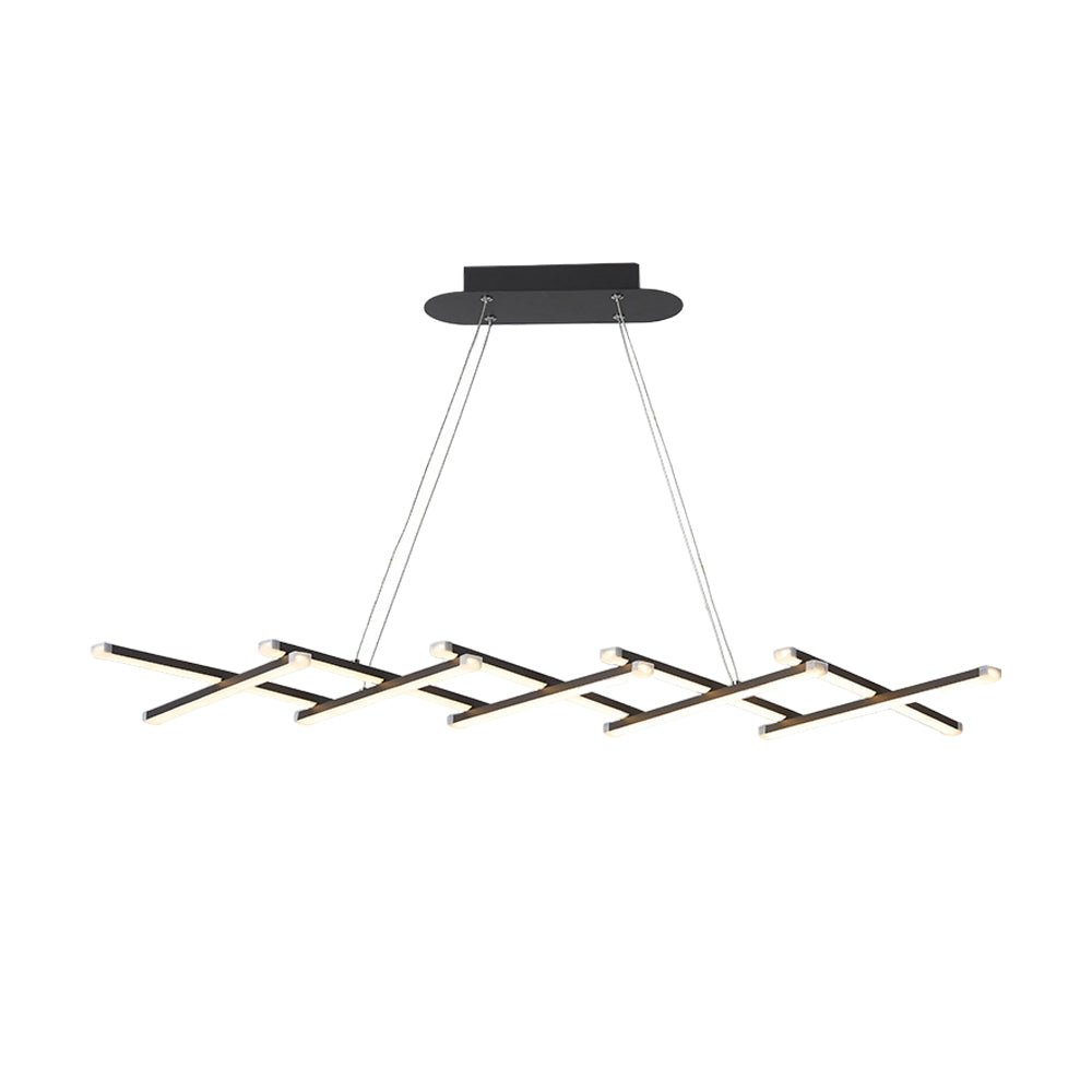 Retractable Modern LED Pendant Light with Dimmable Remote Control