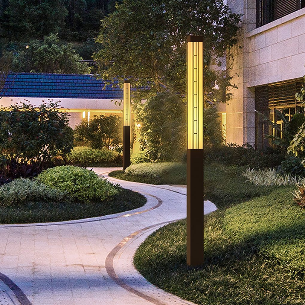 Industrial Outdoor Pole Light | Stainless Steel Street Lamp Post