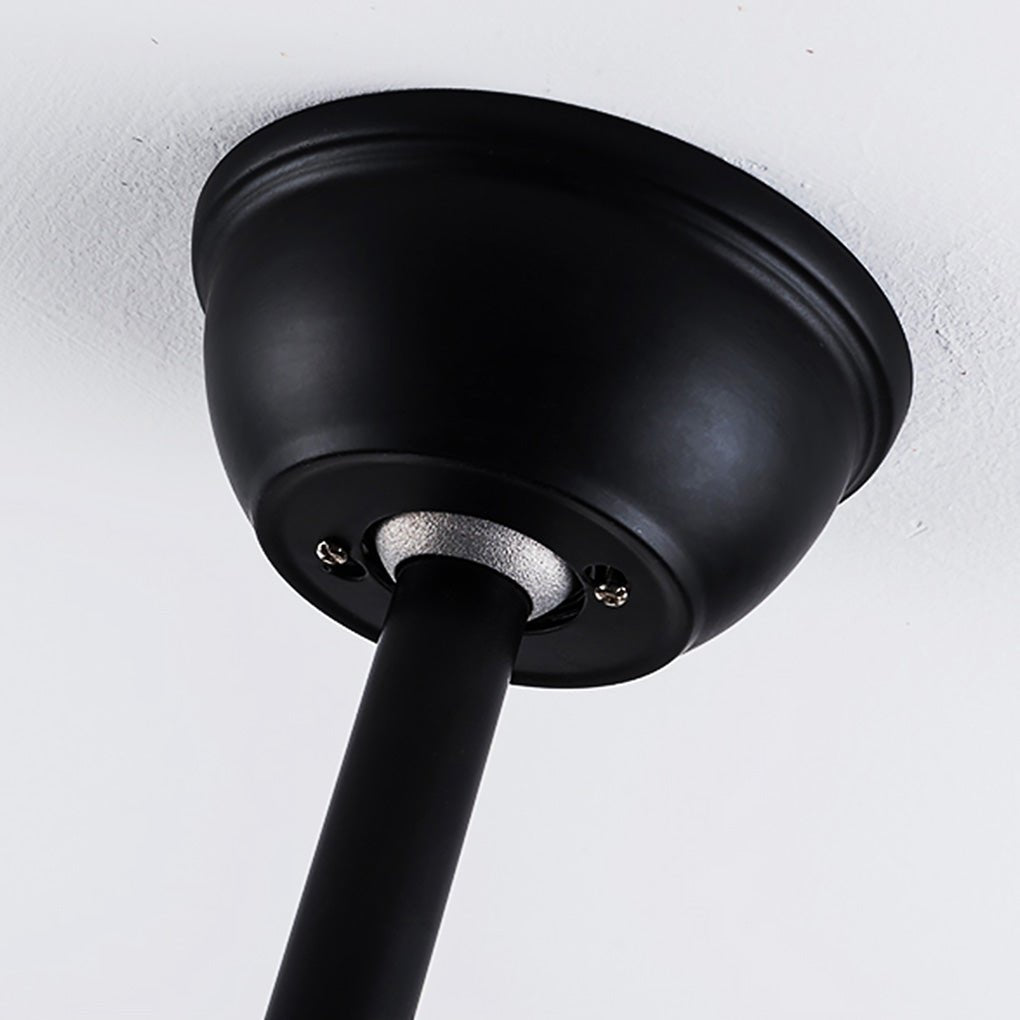 Industrial Caged Ceiling Fan Light with Remote Control