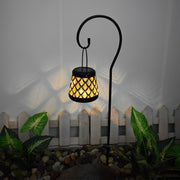 Retro Iron Mesh Solar Lanterns Set - LED Outdoor Hanging Lights
