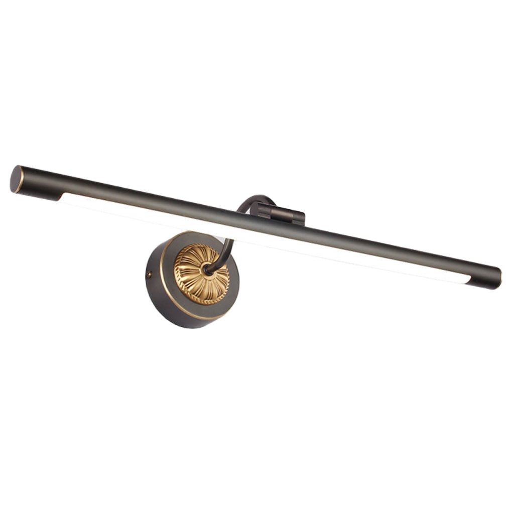 Black Copper Linear Adjustable LED Vanity Light with Acrylic Shade