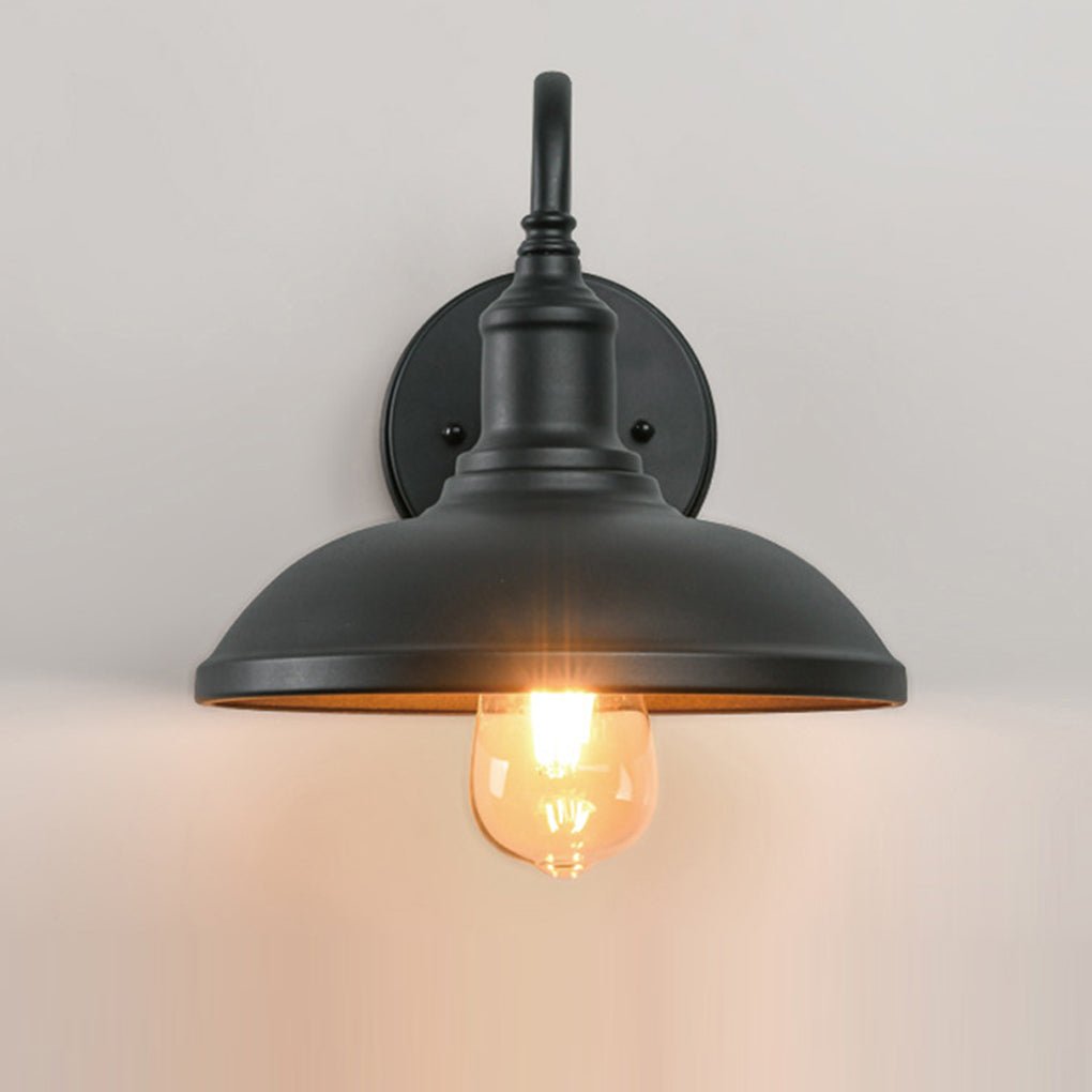 Modern LED Outdoor Wall Light with Motion Sensor - Black Aluminum