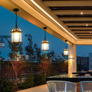 Vintage Outdoor Lantern | Wall & Pendant Light | Aluminum