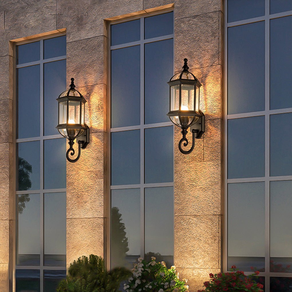 Vintage Outdoor Lantern | Wall & Pendant Light | Aluminum