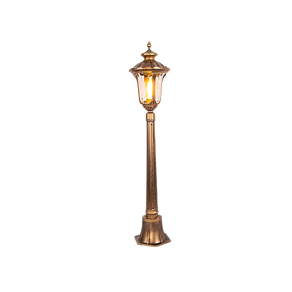 Modern Bronze Aluminum LED Street Light - Waterproof Outdoor Post