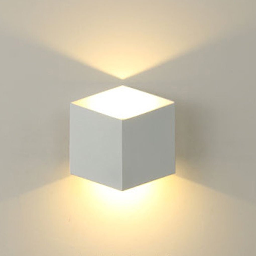 Modern Aluminum Outdoor Wall Light - Waterproof LED Up Down Sconce