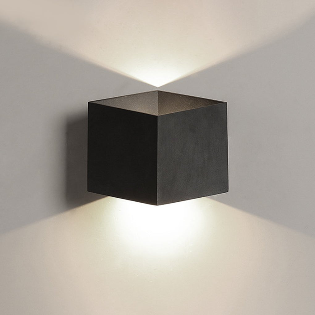 Modern Aluminum Outdoor Wall Light - Waterproof LED Up Down Sconce