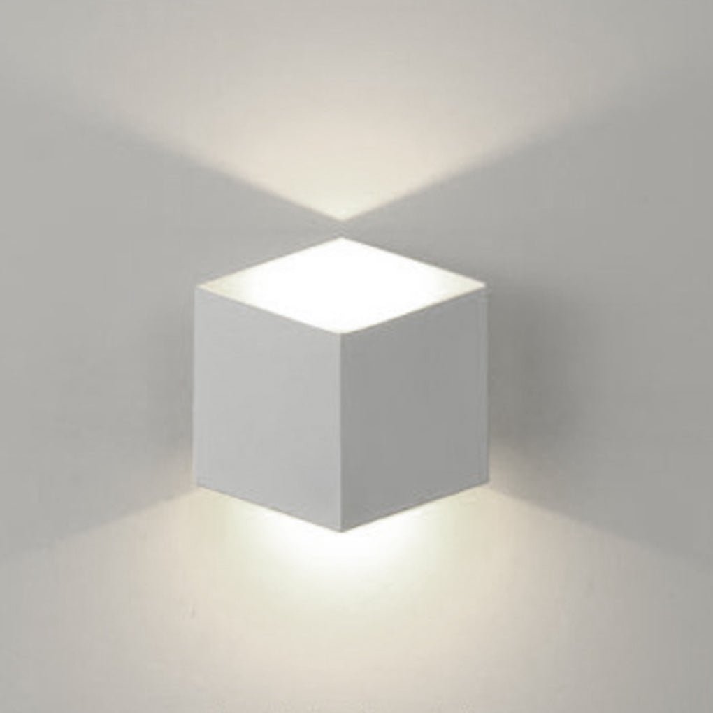 Modern Aluminum Outdoor Wall Light - Waterproof LED Up Down Sconce