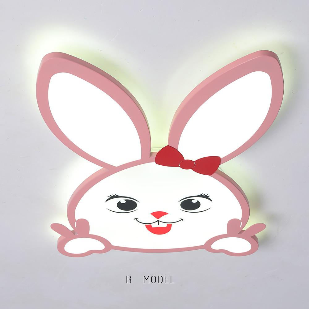 Bunny LED Flush Mount Ceiling Light for Baby Kids Room