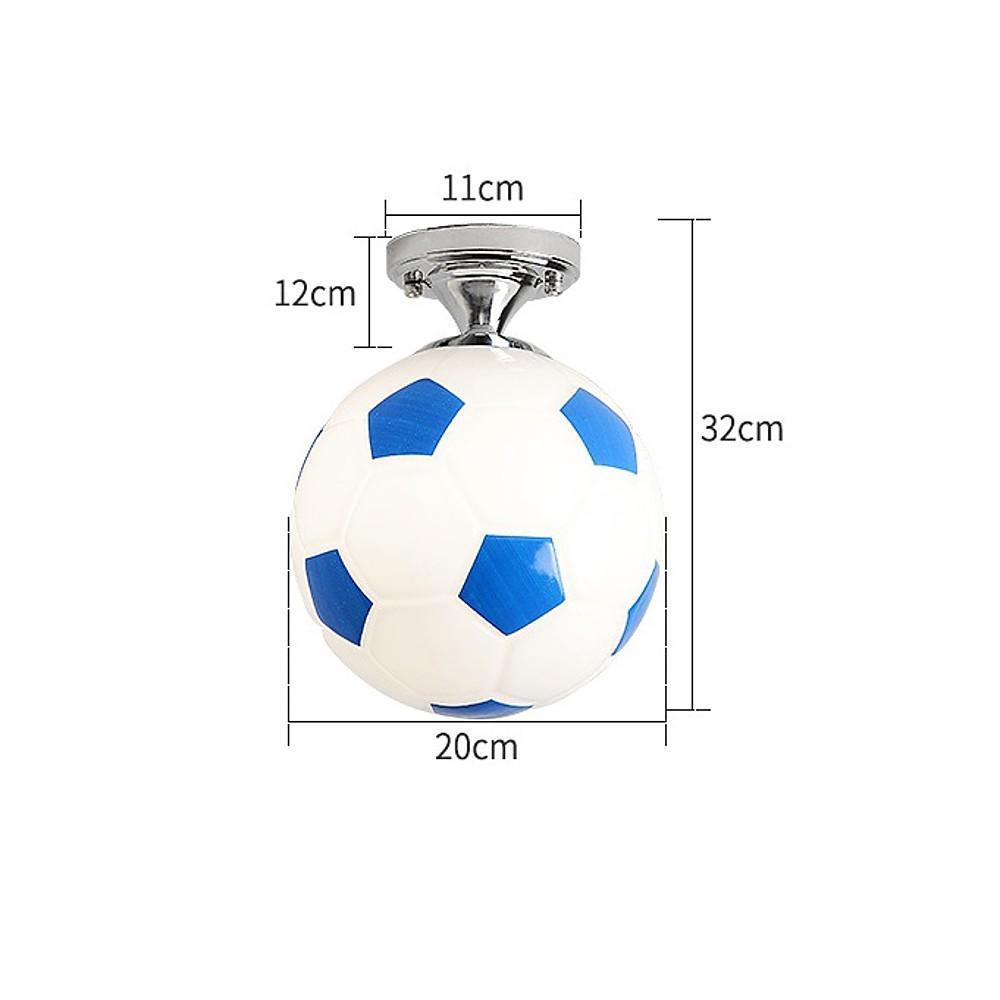 Football Globe Flush Mount Ceiling Light for Kids Bedroom