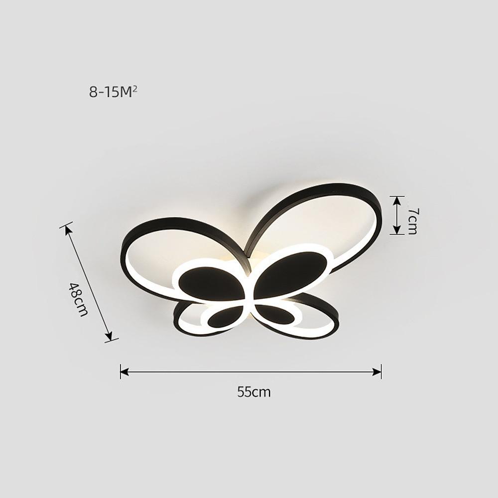 Butterfly Cluster LED Flush Mount Ceiling Light – Dimmable