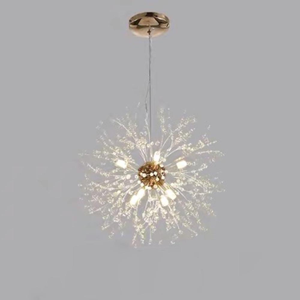 Modern Globe Crystal Chandelier 8-Light Pendant Ceiling Light