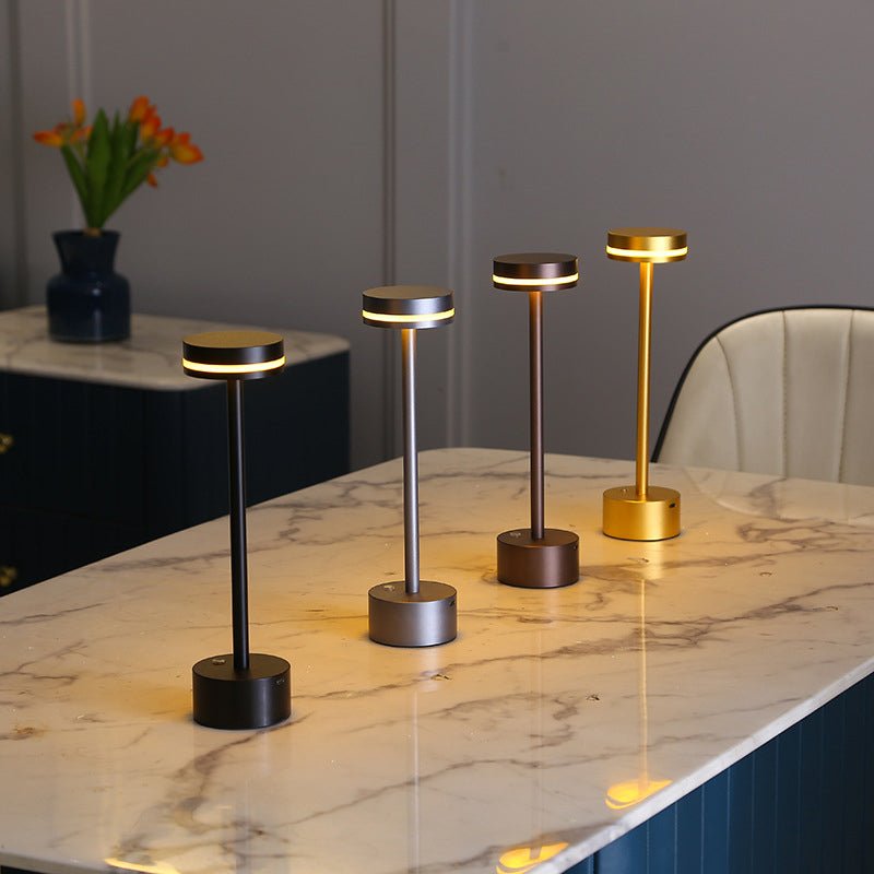 Modern Cordless LED Table Lamp with Touch Dimmer Control