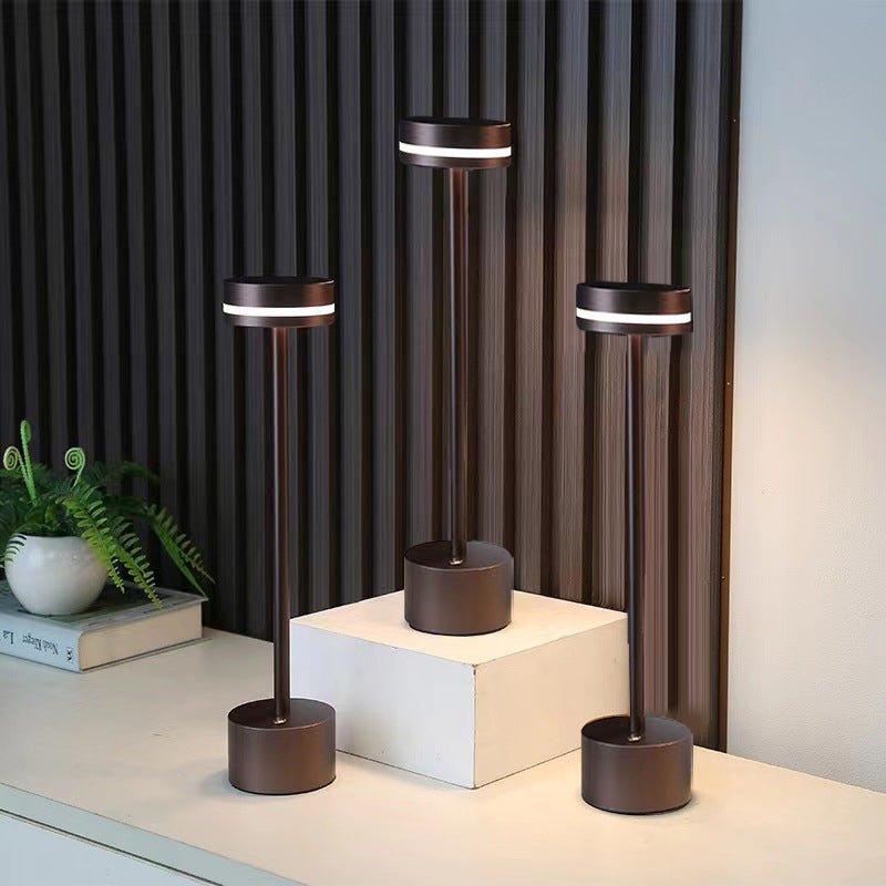 Modern Cordless LED Table Lamp with Touch Dimmer Control