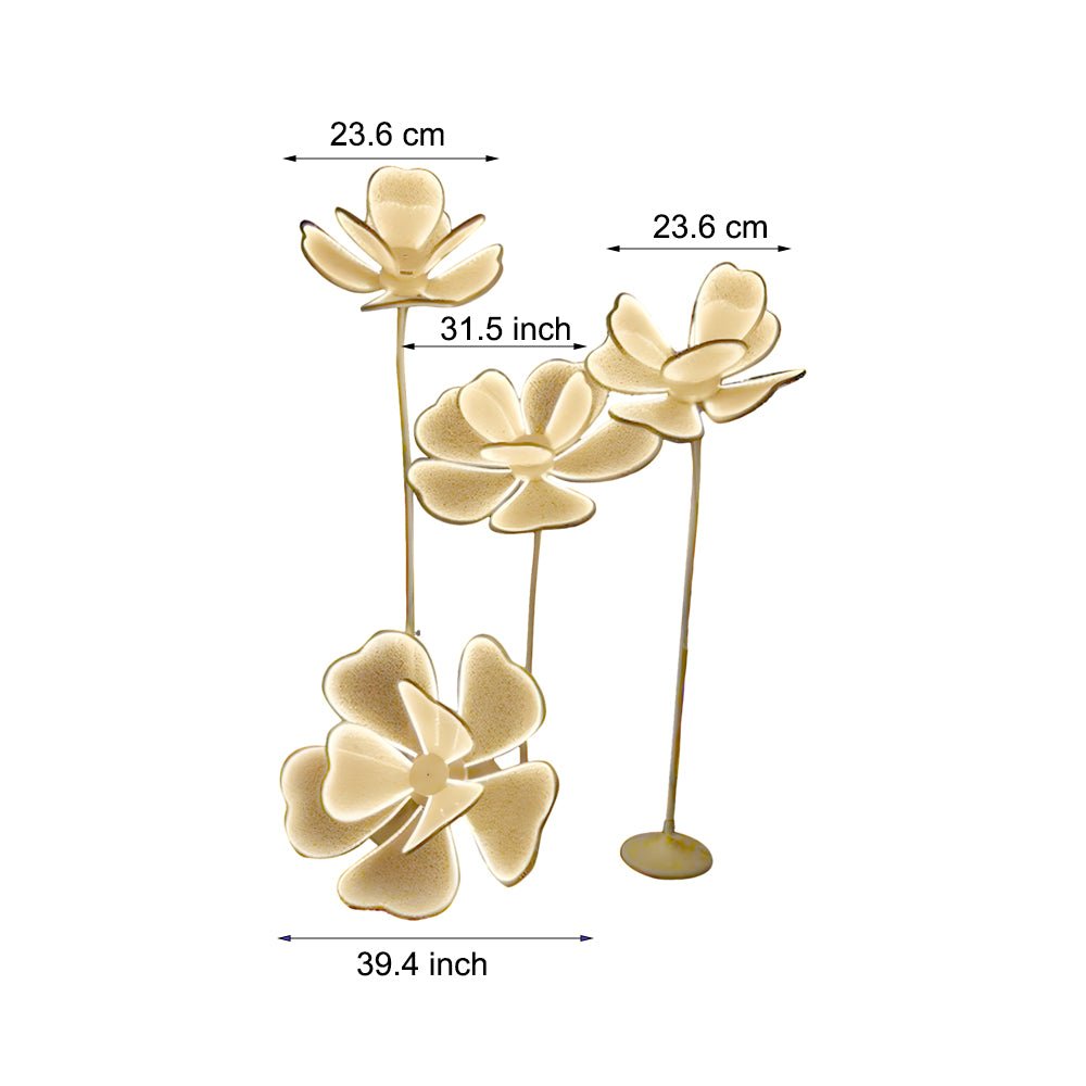 Modern Acrylic Flower Floor Lamp with LED Light