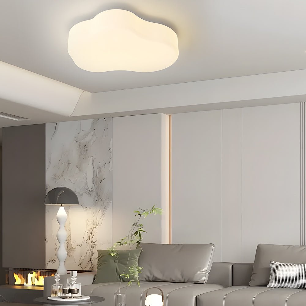 Cloud Design LED Flush Mount Ceiling Light with 3-Step Dimming